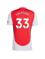 Arsenal Riccardo Calafiori #33 Hjemmedrakt 2024-25 Korte ermer